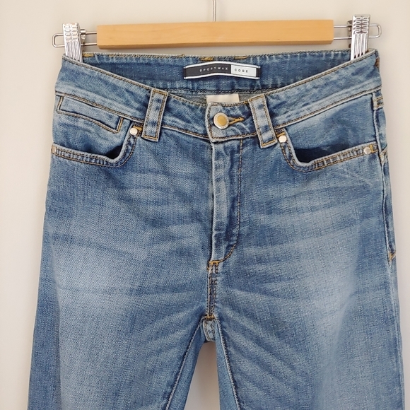 Sportmax Code Perfect Fit Jeans Straight Leg Blue Size 2 Max Mara - Picture 7 of 16